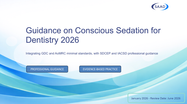 Guidance On Conscious Sedation For Dentistry 2026 Image