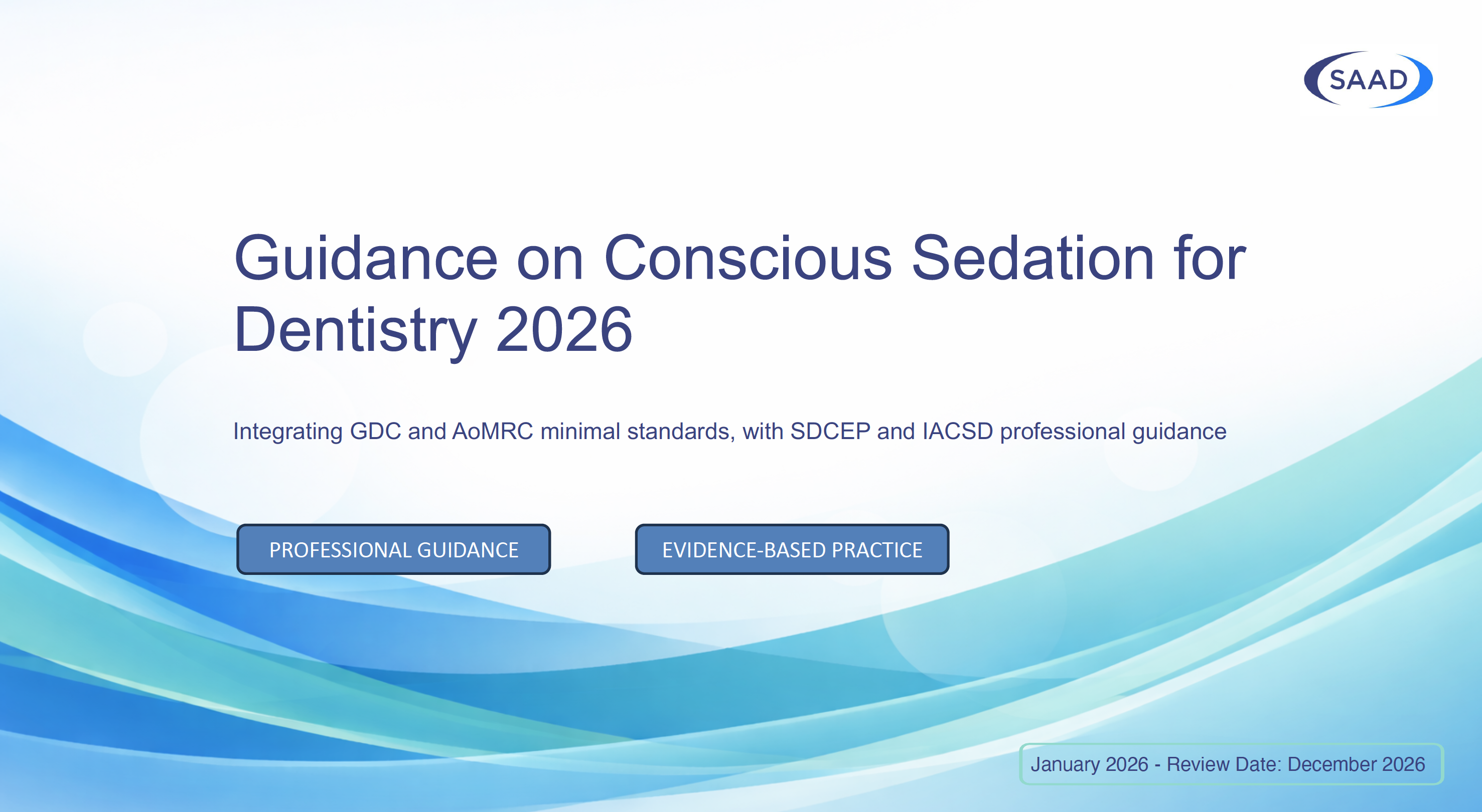Guidance On Conscious Sedation For Dentistry 2026 Image